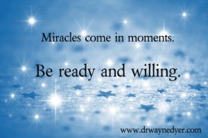 Miracles come in moments